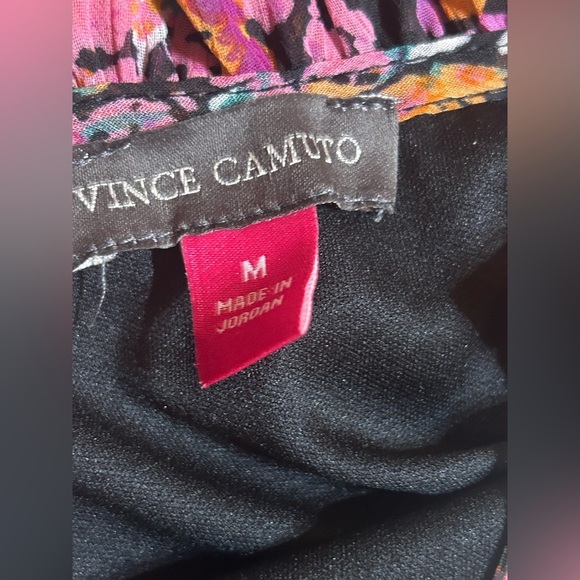 NWT Vince Camuto Floral Dress Womens Med.  Tiered Boho Lined Long Sleeve - Picture 8 of 8
